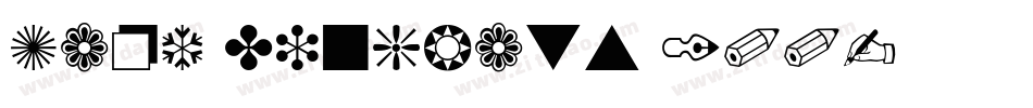 Zapf Dingbats 100字体转换